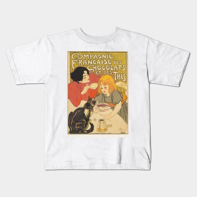 Compagnie francise des chocolats et des thès Kids T-Shirt by Diego Alfajor